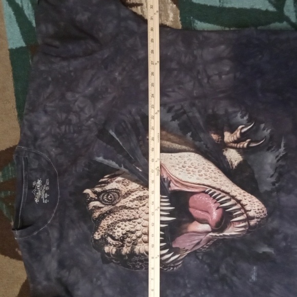 The Mountain Dinosaur T-rex Bust Throught Tee Mens 4X Jerry Loforo 2012 - Picture 7 of 9